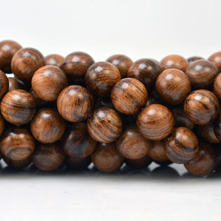 Perles bois de rose