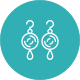 Boucles d'oreilles bien-être à base de perles naturelles