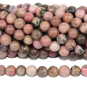 Perles de rhodonite